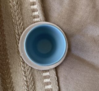 Aeris stoneware Cup Made for slow, easy moments A handcrafted stoneware cup and saucer in soft sky and sand tones, with delicate caramel speckles and a perfectly fitted base.