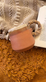 Bara Stoneware Mug Nothing extra. Just how it’s meant to feel A natural clay stoneware mug with a warm amber touch and a handcrafted bamboo handle, designed to feel raw, honest, and close to nature.