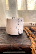 Herba Stoneware Mug Familiar, but reimagined A creamy beige stoneware mug with black speckles, inspired by traditional coffee pots and daily rituals.