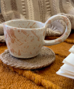 Raku Stoneware Mug Not loud. Just impossible to forget A simple-looking stoneware mug that reveals a quietly different presence.