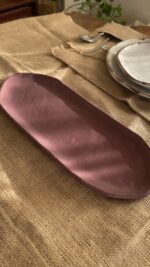 Abyss Hearth Platter Handcrafted from premium natural stoneware, this medium Wabi-Sabi platter features a smooth earth-toned finish and organic edges—perfectly sized for serving appetizers, side dishes, or styling your space.
