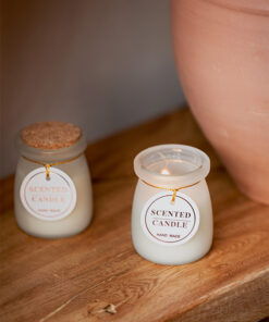 White Jar Candle